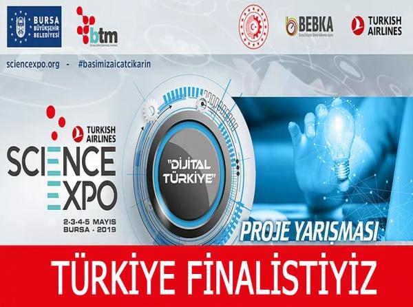 SCIENCE EXPO´da Türkiye Finalistiyiz.