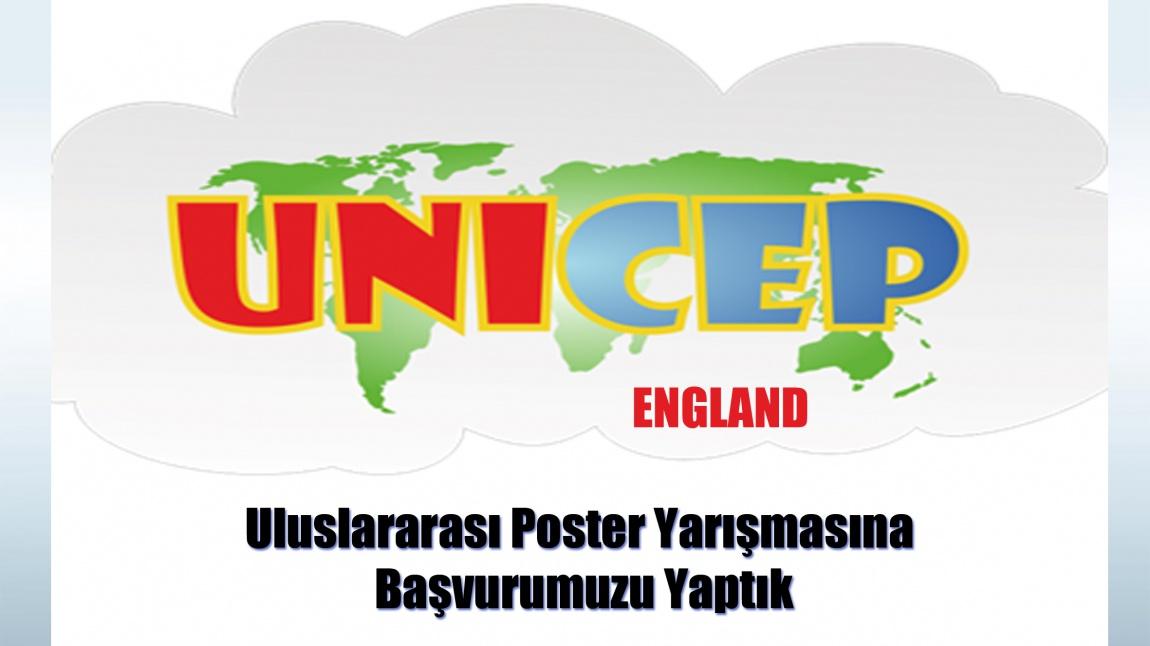 Uluslararası Unicep Poster Yarışmasına Başvurumuzu Yaptık.